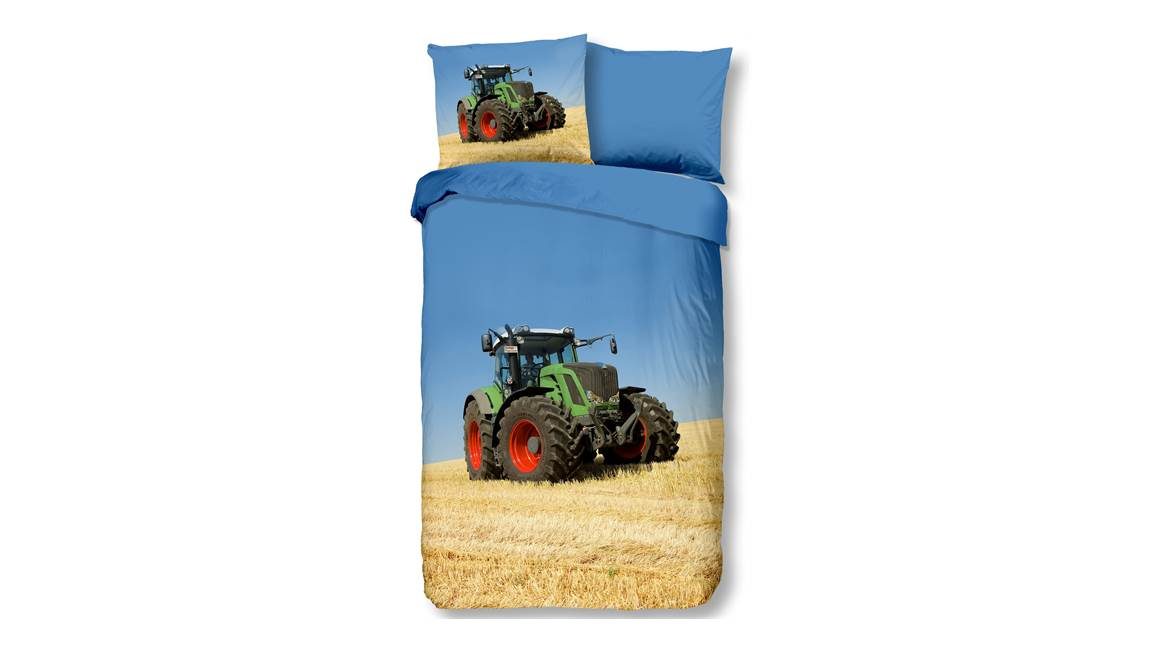 Good Morning Tractor housse de couette multicolore