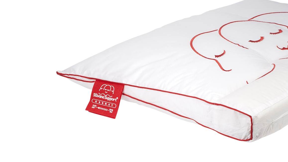 Silvana Support Rouge oreiller synthétique extra moelleux