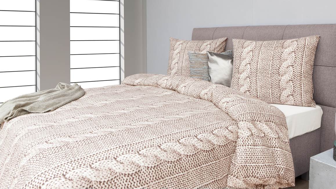 Snoozing housse de couette en flanelle