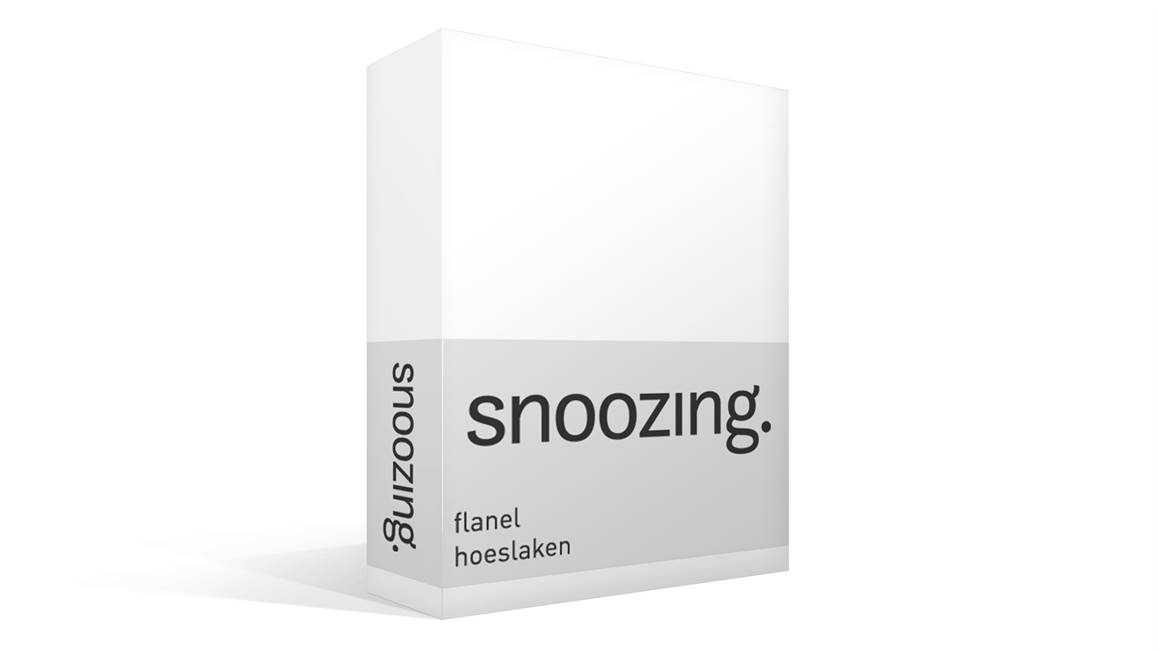 Snoozing drap-housse flanelle