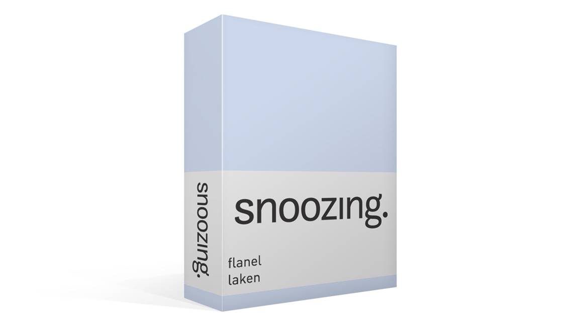 Snoozing drap flanelle bleu ciel
