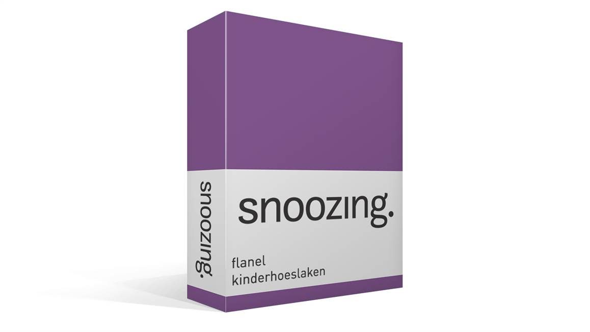 Snoozing drap-housse enfant en flanelle