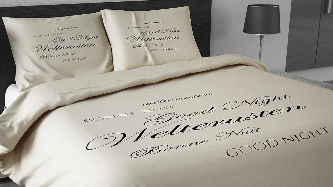 Dreamhouse Bedding Bonne Nuit housse de couette en flanelle