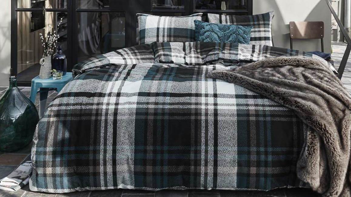 Beddinghouse Stewart housse de couette en flanelle