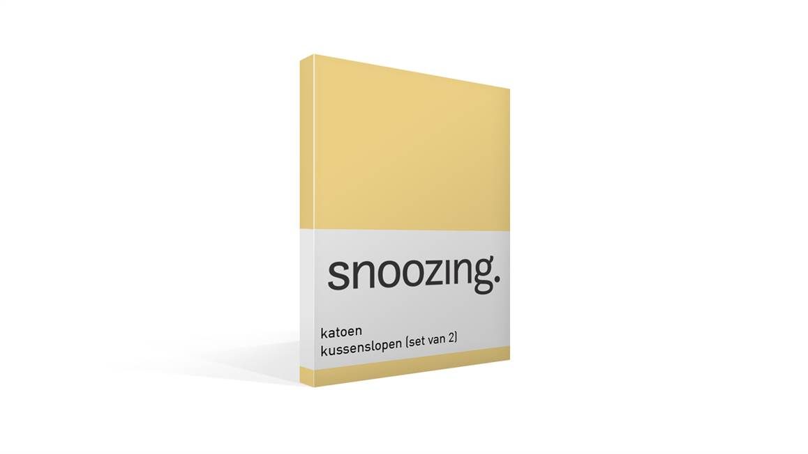 Snoozing taies d'oreiller coton 57 fils (lot de 2)