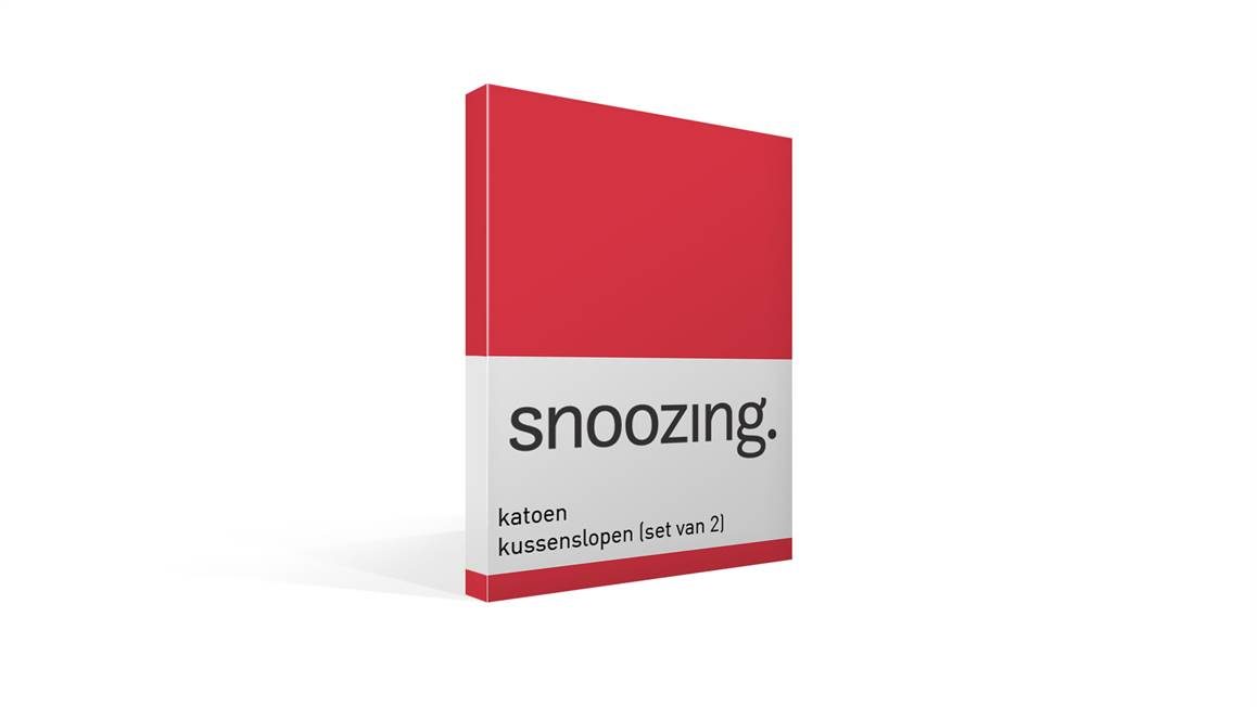 Snoozing taies d'oreiller coton (lot de 2)