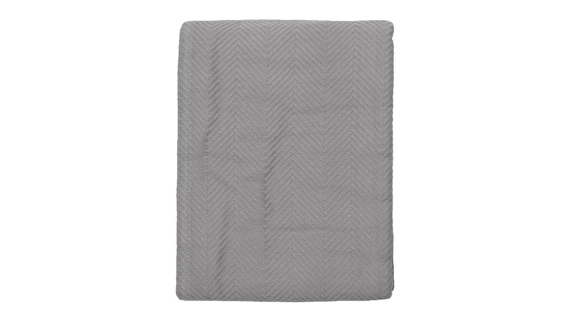 Snoozing Spiga couvre-lit gris