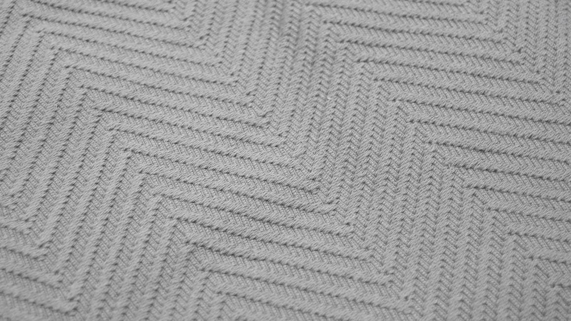 Snoozing Spiga couvre-lit gris
