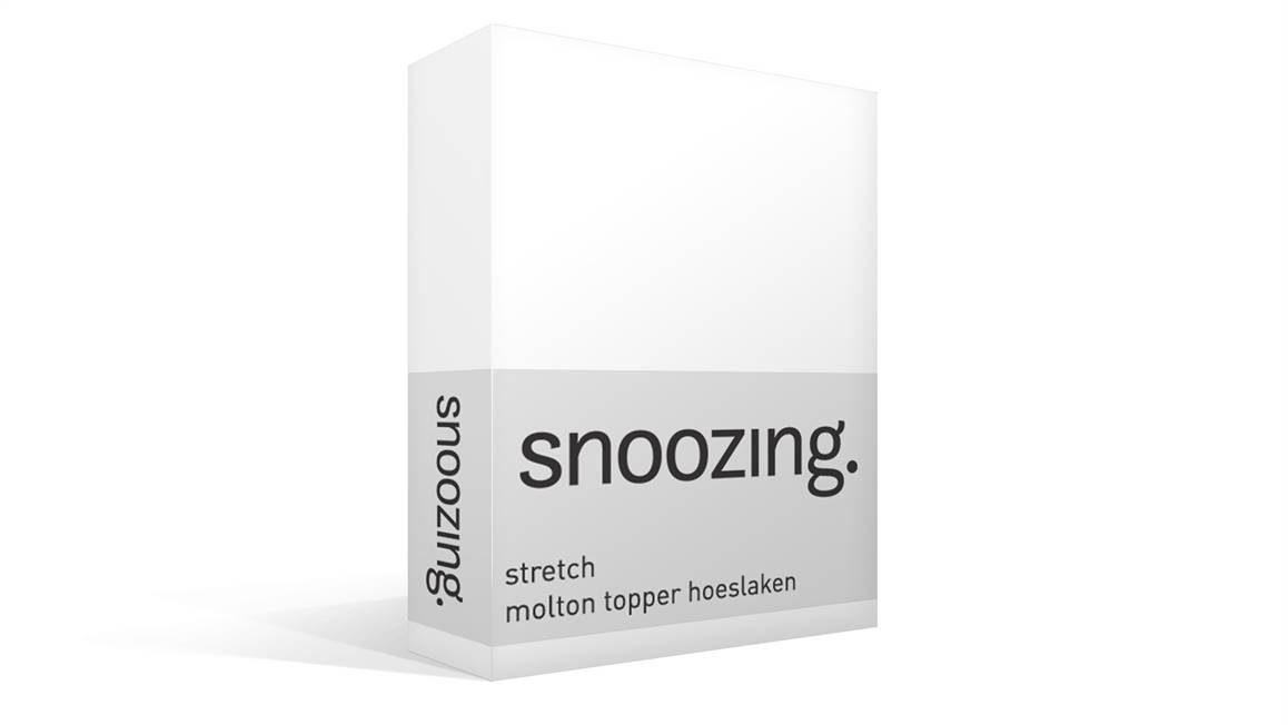 Snoozing drap-housse molleton stretch pour surmatelas 