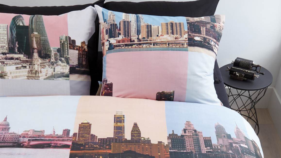 Ambiante City Fragments housse de couette