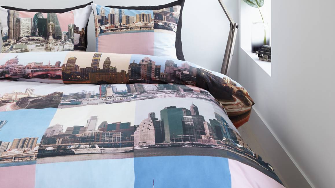 Ambiante City Fragments housse de couette