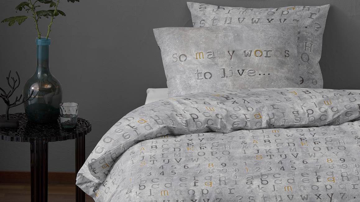 Damai Carve housse de couette en flanelle