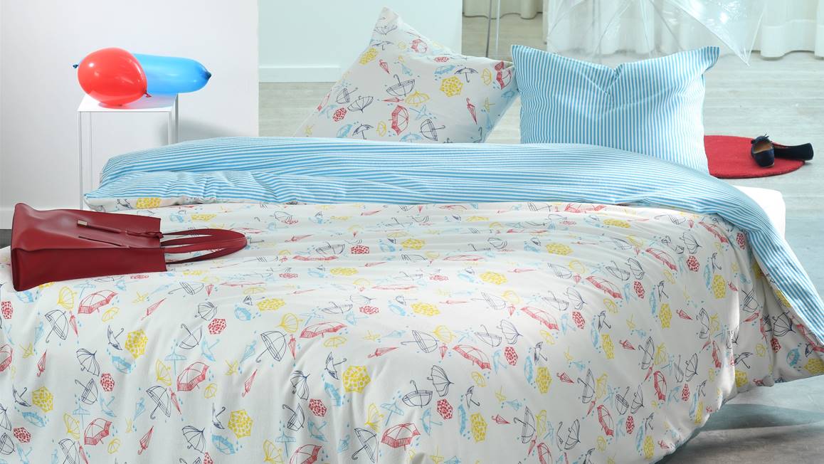 Snoozing Katia housse de couette en flanelle