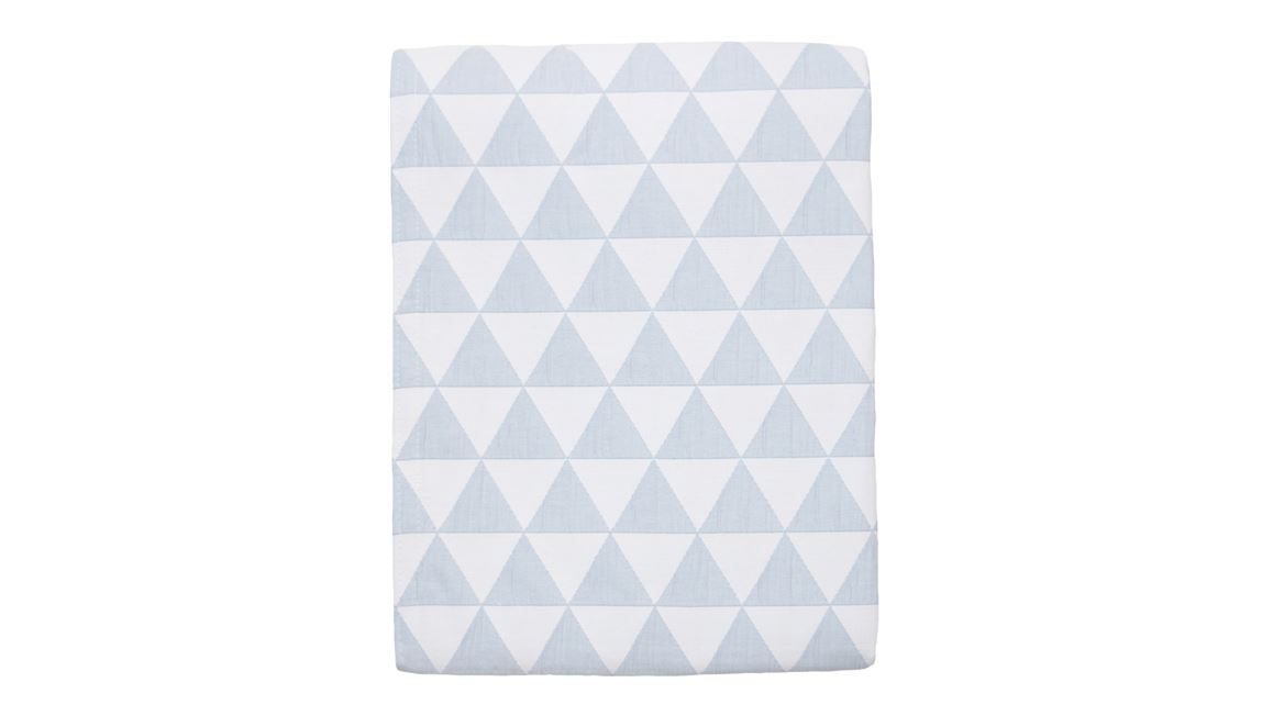 Snoozing Emma couvre-lit gris bleu