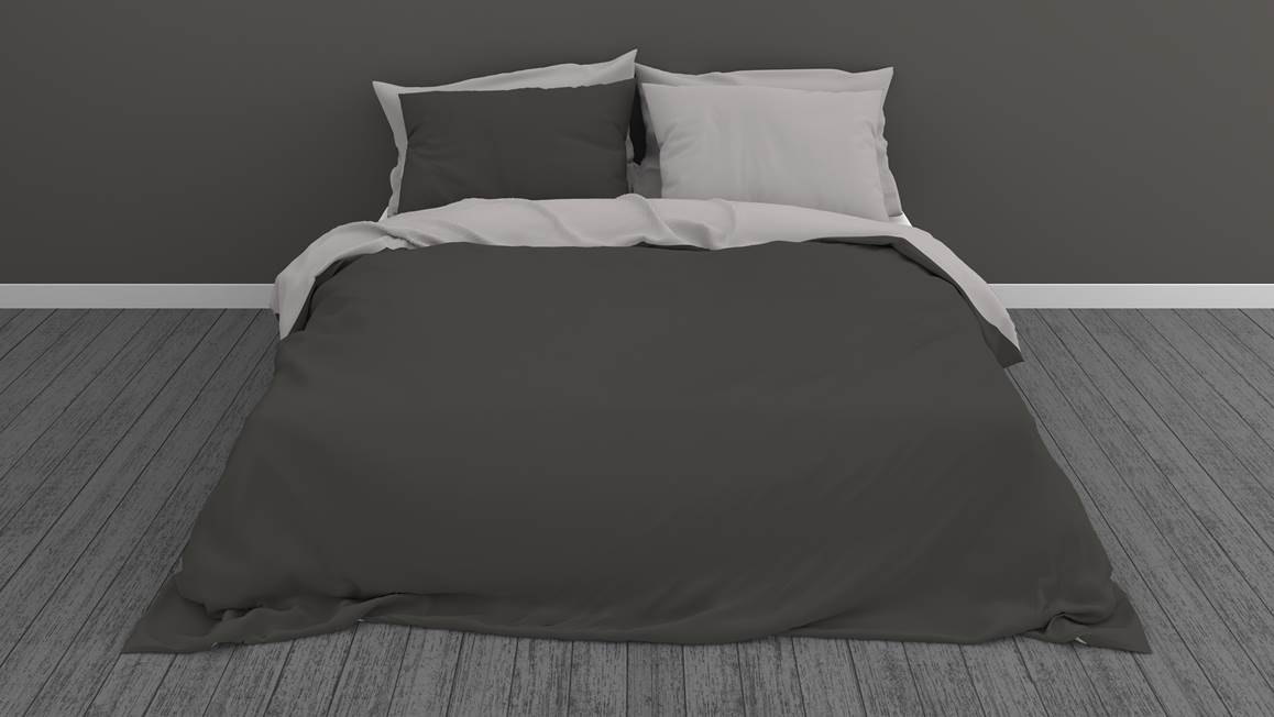 Snoozing Two Tone housse de couette en flanelle