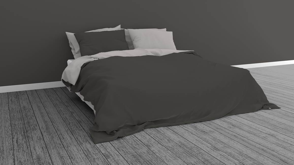 Snoozing Two Tone housse de couette en flanelle