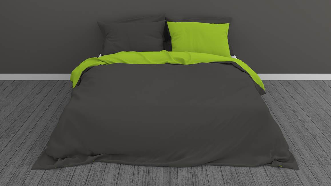 Snoozing Two Tone housse de couette en flanelle