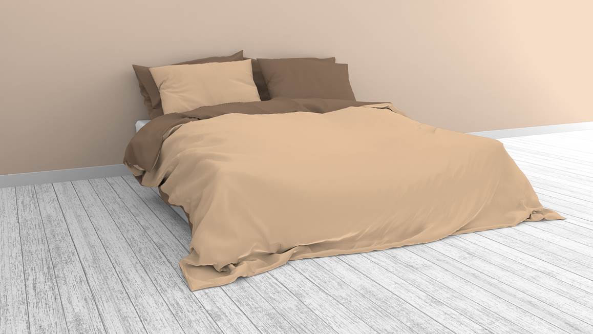 Snoozing Two Tone housse de couette en flanelle