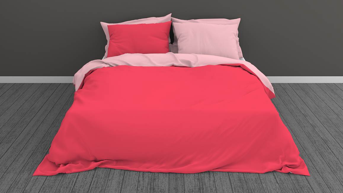 Snoozing Two Tone housse de couette en flanelle