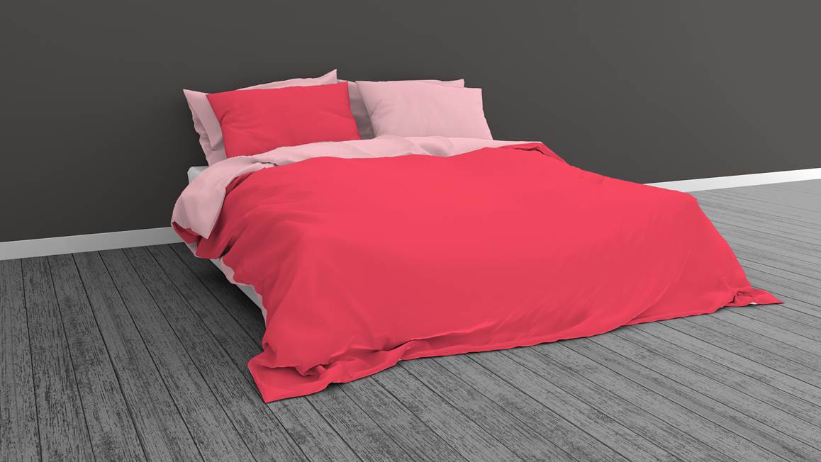 Snoozing Two Tone housse de couette en flanelle