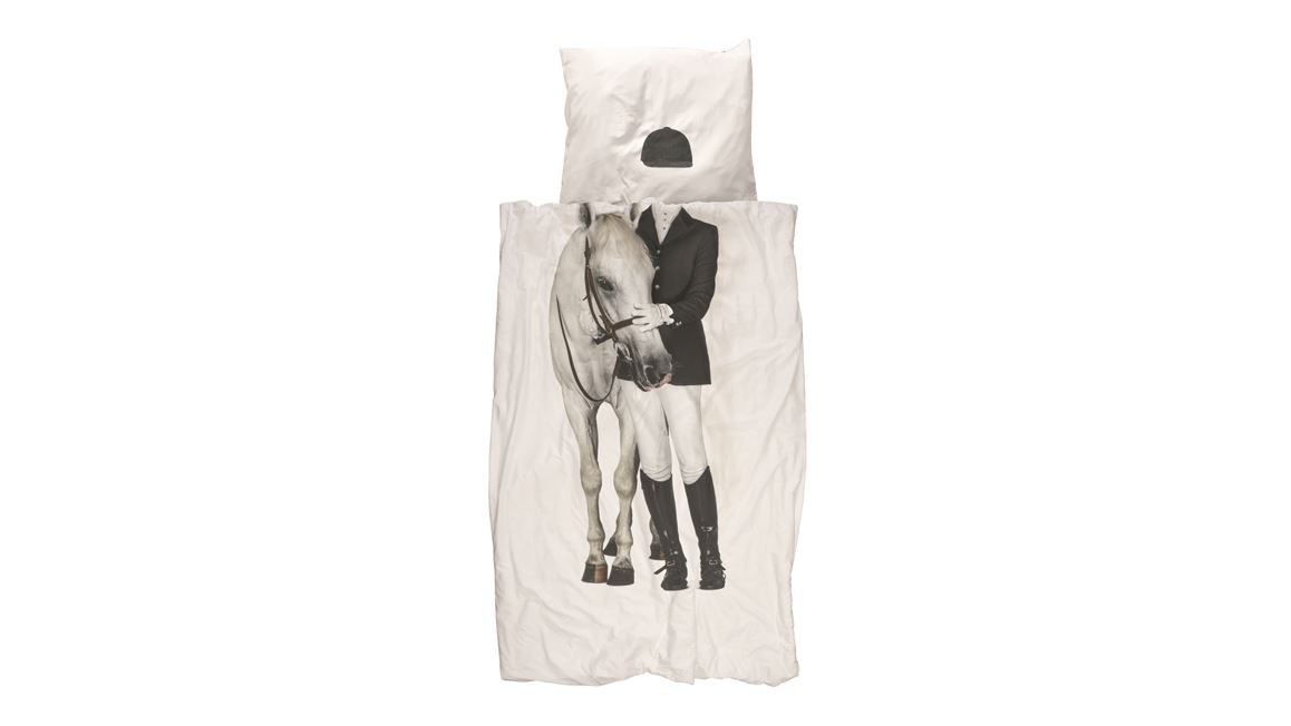 SNURK Cavalière housse de couette blanc