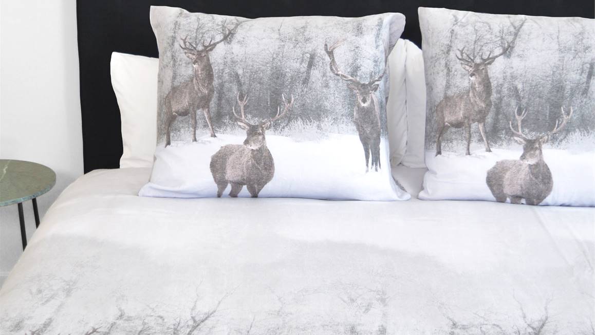 Snoozing Stockholm housse de couette en flanelle