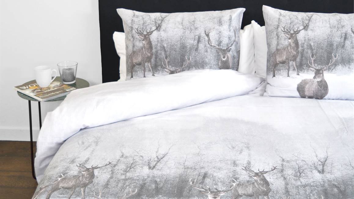 Snoozing Stockholm housse de couette en flanelle