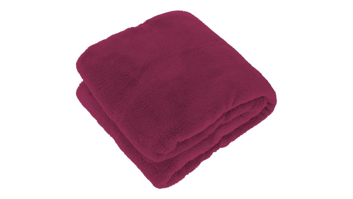 Unique Living Justin plaid polaire mesa rose