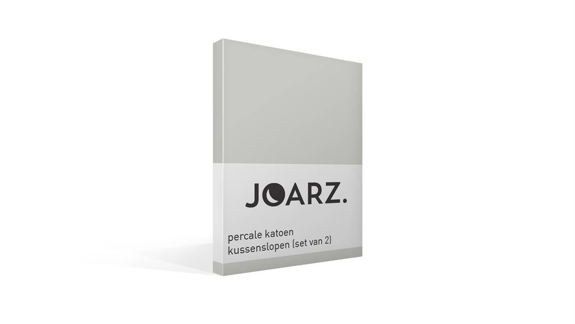 JOARZ Taie d'oreiller en percale de coton (lot de 2)
