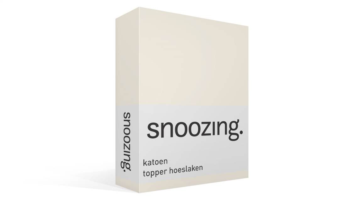 Snoozing drap-housse surmatelas coton 57 fils