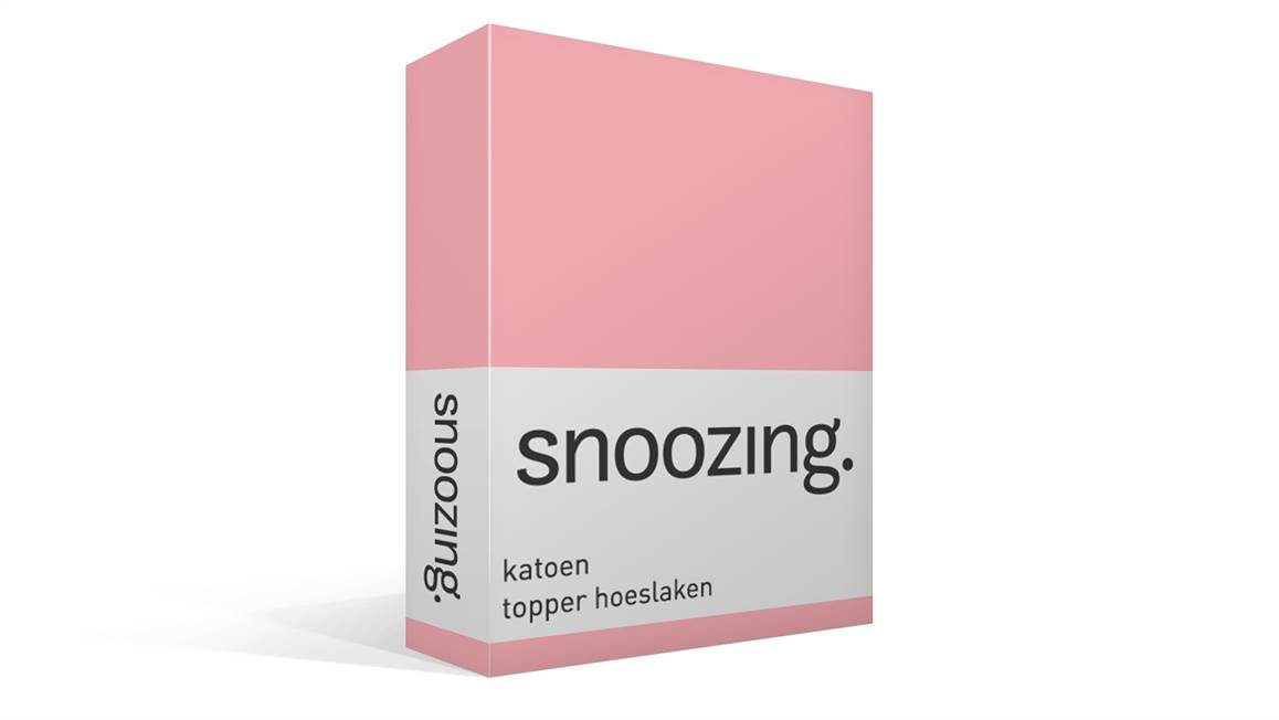 Snoozing drap-housse surmatelas coton 57 fils