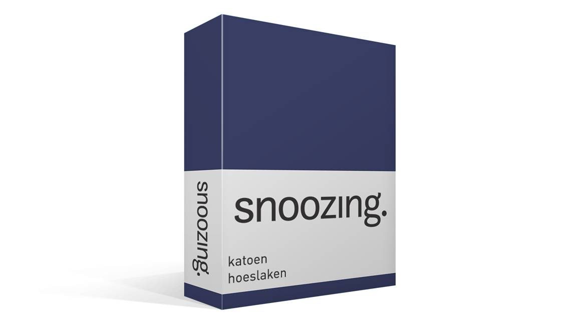 Snoozing drap-housse en coton