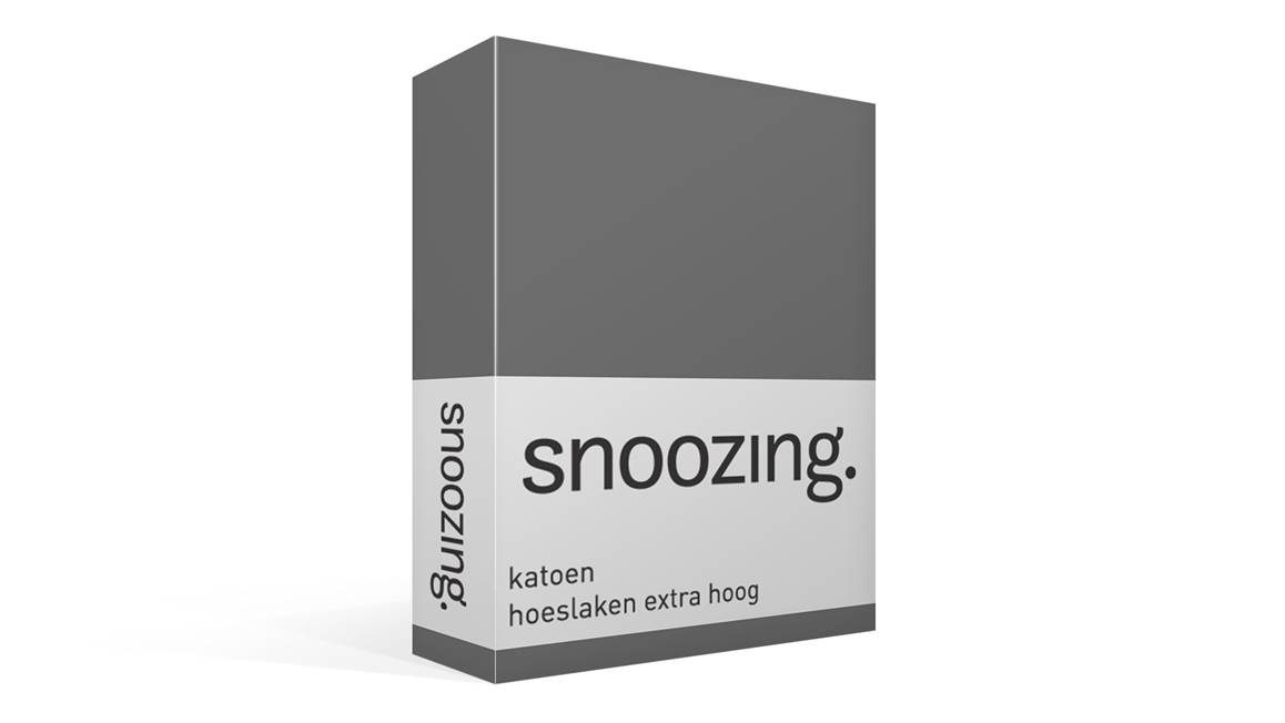 Snoozing drap-housse grand bonnet coton 57 fils