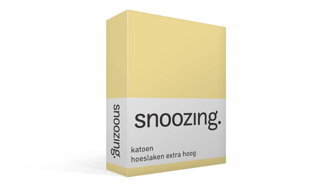 Snoozing drap-housse grand bonnet coton 57 fils