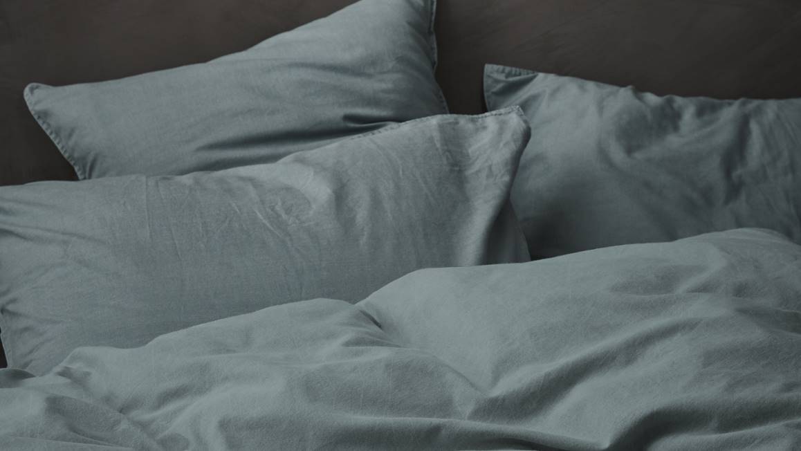 Essenza Guy housse de couette vert d'eau