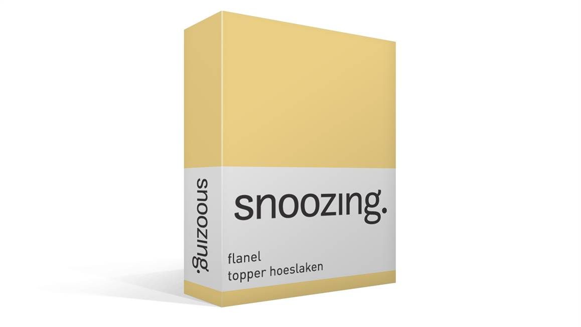 Snoozing drap-housse surmatelas flanelle