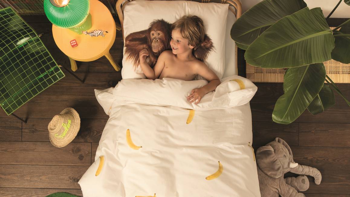 SNURK Banana Monkey housse de couette