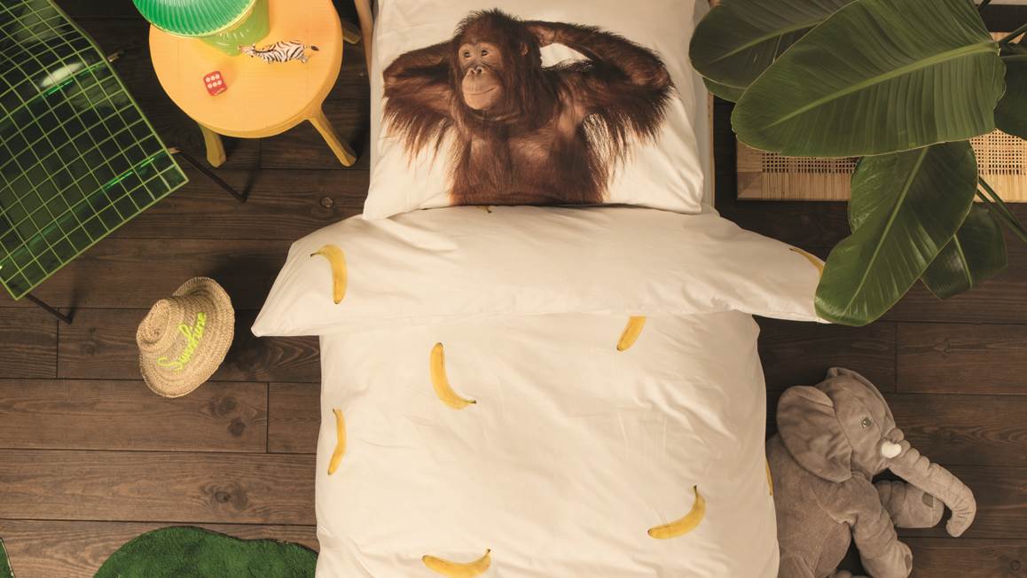 SNURK Banana Monkey housse de couette
