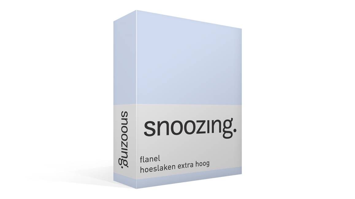 Snoozing drap-housse grand bonnet flanelle