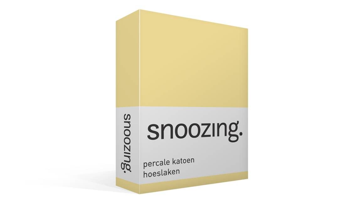 Snoozing drap-housse percale