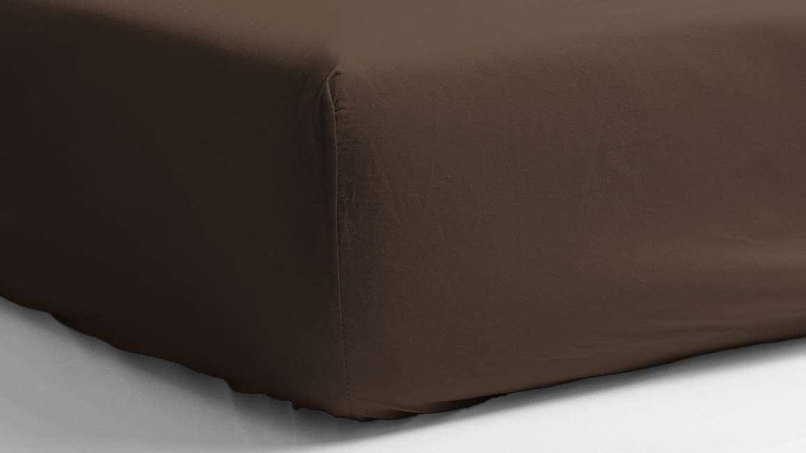 Snoozing drap-housse percale