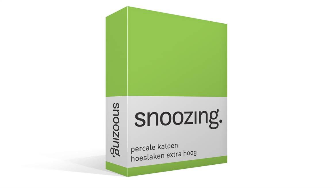 Snoozing drap-housse grand bonnet percale