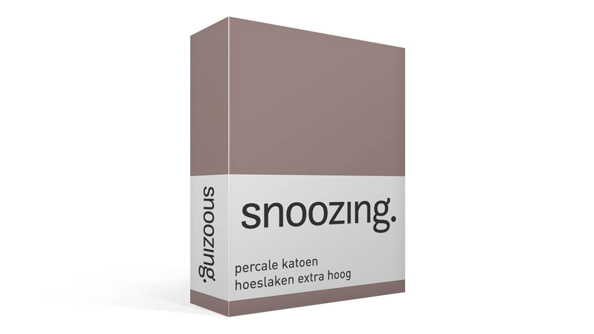 Snoozing drap-housse grand bonnet percale