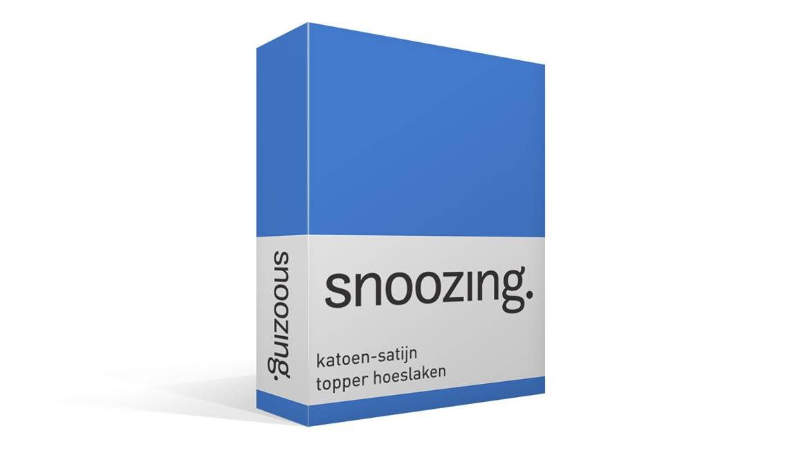 Snoozing drap-housse surmatelas satin