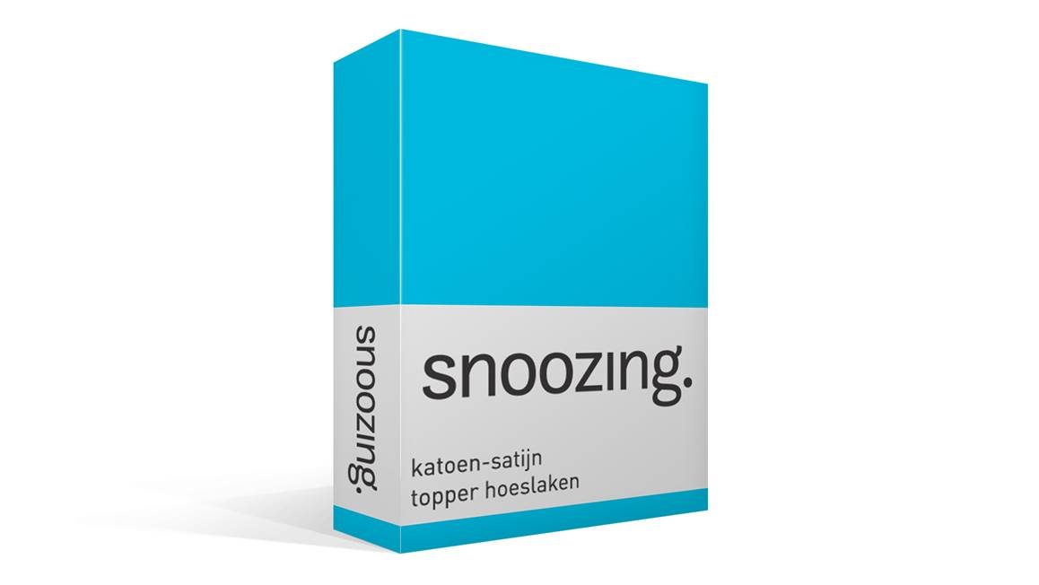 Snoozing drap-housse surmatelas satin