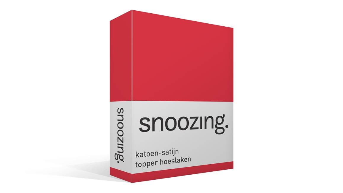 Snoozing drap-housse surmatelas satin