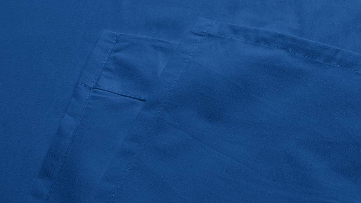 Snoozing drap percale