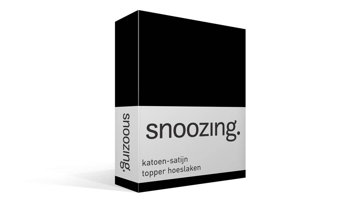 Snoozing drap-housse surmatelas satin