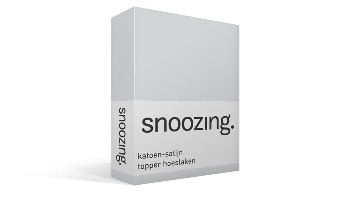 Snoozing drap-housse surmatelas satin