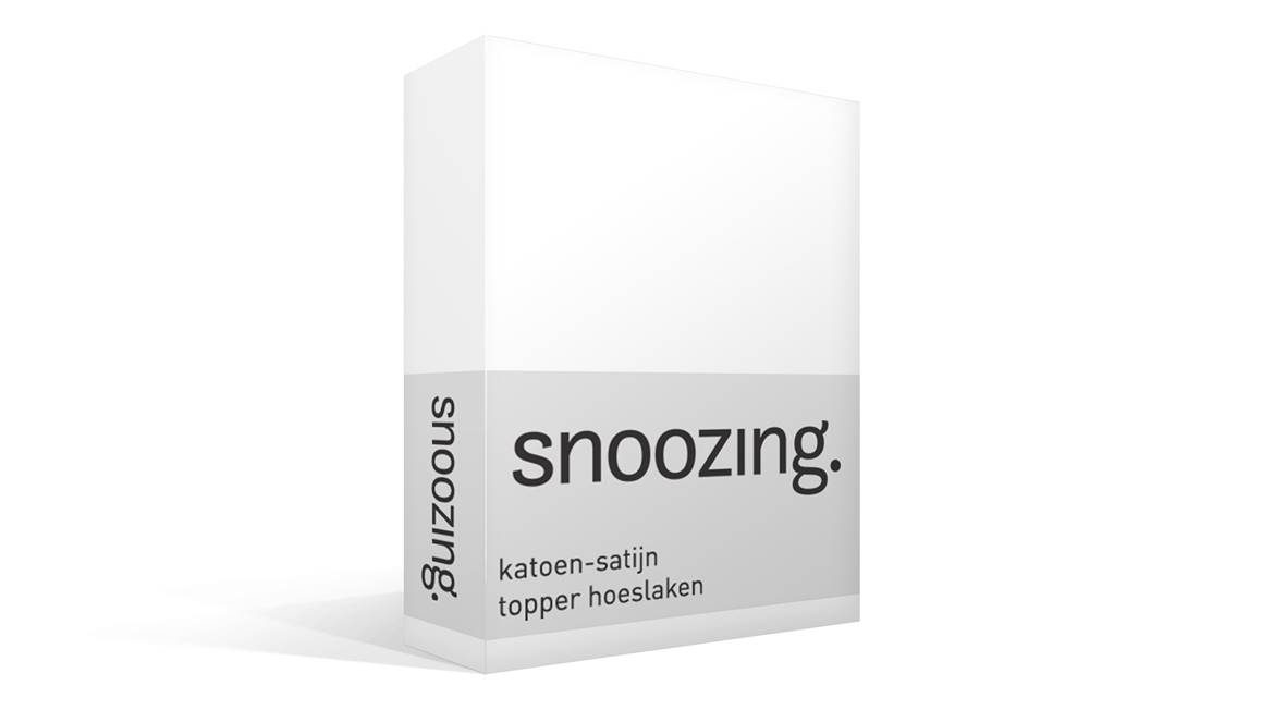 Snoozing drap-housse surmatelas satin